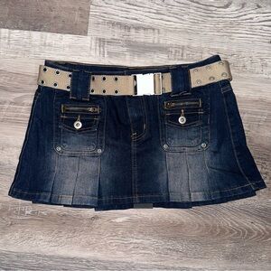 Mini Denim Skirt